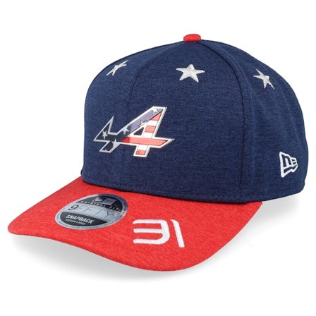 New Era - Motor Ble adjustable Czapka Z Daszkiem - Alpine F1 F1 24 Vegas Ocon 9FIFTY Navy/Red Adjustable @ Hatstore