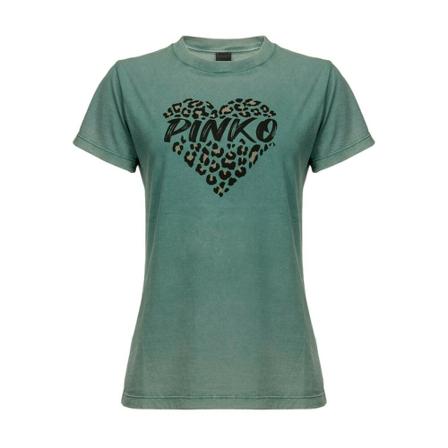Pinko, T-Shirts Groen, Dames, Maat:M