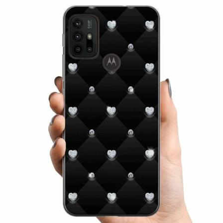 Motorola Moto G30 Tpu Mobilskal Diamant Hjärta