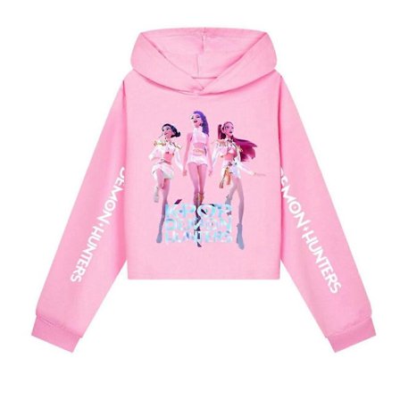 Kpop Demon Hunters -huppari tytöille - HUNTRX-collegepaita [JUN]