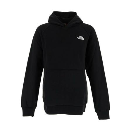 The North Face Logo Print Hoodie Sort, Herre