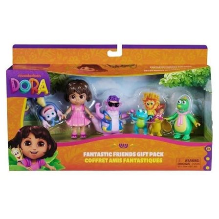 Dora - Fantastiska vänner Box Set - 5 figurer - Från 3 år - Dora Utforskaren