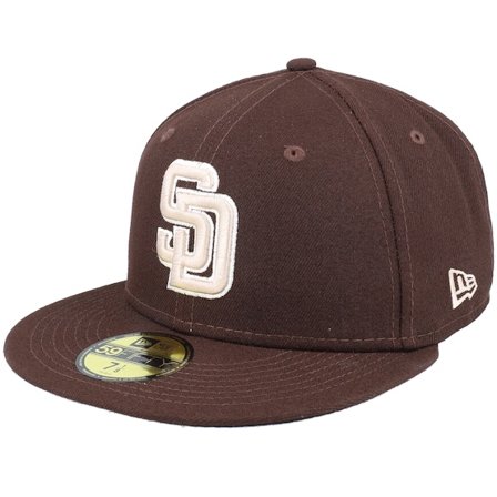 New Era - MLB "Redes " fitted Boné - San Diego Padres Authentic On-Field 59FIFTY Brown Fitted @ Hatstore
