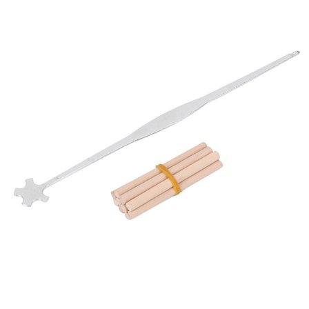 10 stk. Violin Lydpind Træ Rustfrit Stål Setter Installationsværktøj