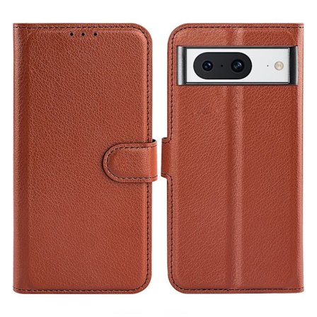 Google Pixel 8 Plånboksfodral med Stativ - Brun
