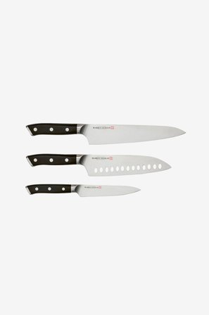 Markus Aujalay - Knivset Classic 3 delar - Silver - Köksknivar & tillbehör - Från Homeroom