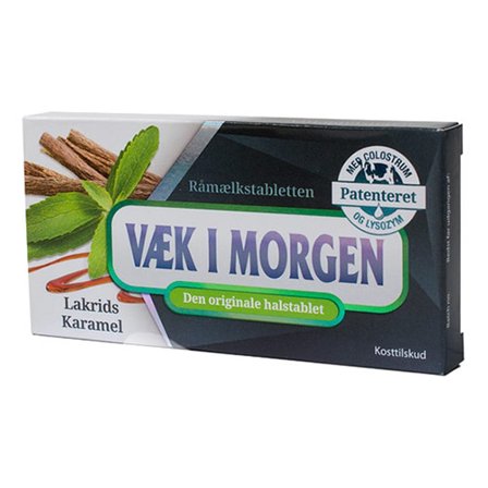 Væk i morgen Væk i morgen Lakrids/Karamel 20 tabl., Helse & Madvarer, Kosttilskud, Øvrige Kosttilskud