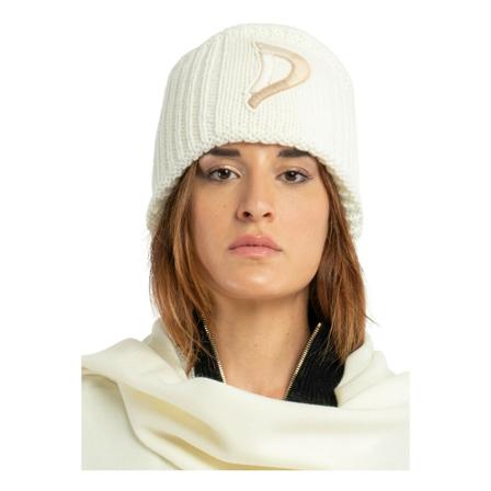 Dondup, Hats Beige, Dames, Maat:ONE Size,wol