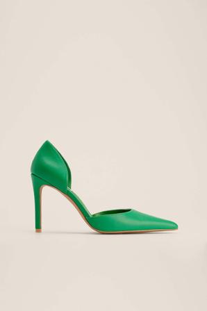 NA-KD Shoes Escarpins découpés à talons hauts - Chaussures à talons hauts - Vert - EU 36