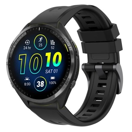 Garmin Forerunner 965 / 955 / 945 / 935 Silicone Watch Band - Black