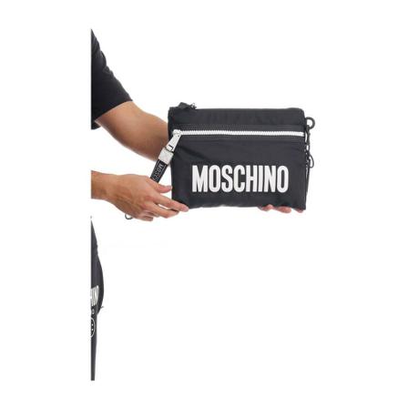 Moschino, Handbags Zwart, Heren, Maat:ONE Size