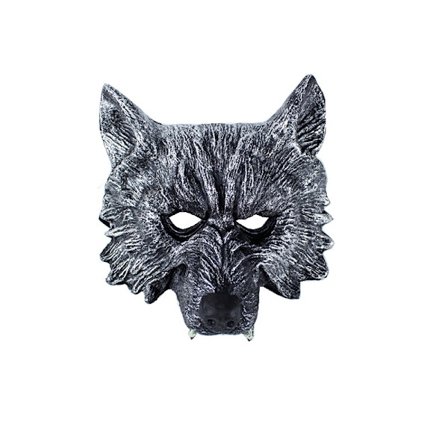 Halloween maskerad djurfest show varg mask bar skräck cosplay apa tiger mask (varg mask)