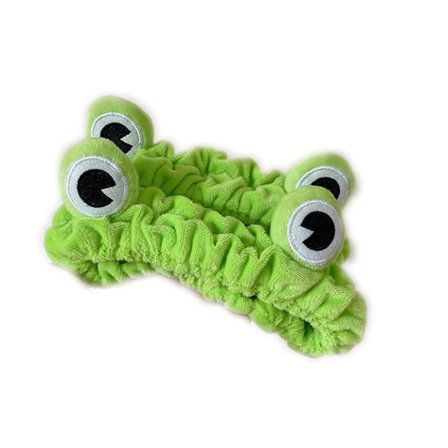 2 stk Koreansk Ins Søt Morsom Frosk Vaske Ansikt Hårbånd Hårbånd Tegneserie Søt Jente