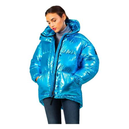 Replay Down Jas , Blauw , Dames , Maat: M
