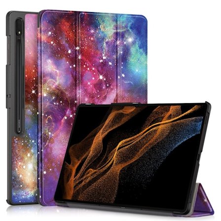 Samsung Galaxy Tab S9 Ultra Fodral Tri-Fold Cosmic Space