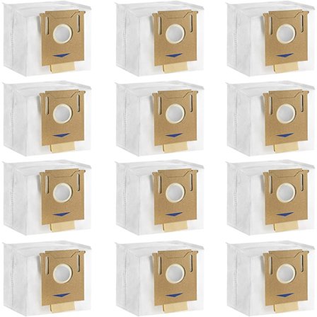 12-pack dammsugarpåsar till ECOVACS DEEBOT N8+ N8 Pro+ N8 Pro