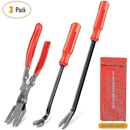 3 stk. klips tang sæt & fastgørelsesfjerner - Auto polstring combo