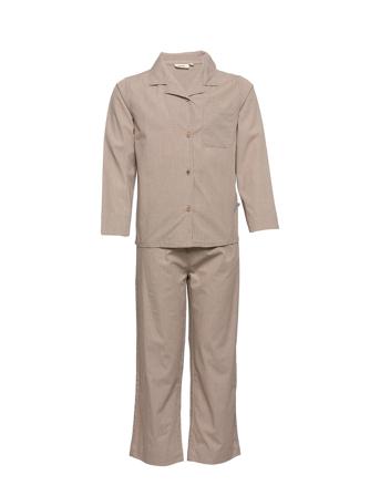 Nmnremi Pyjams Set Pyjamas Sett Brun Lil'Atelier