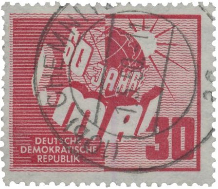 DDR 1950 - MICHEL 250 - Stemplet