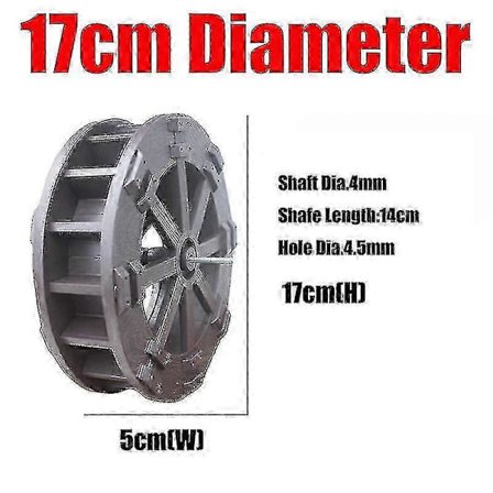 Fengshui-vattenhjul i plast för trädgårdsdekoration 17 cm 31 cm