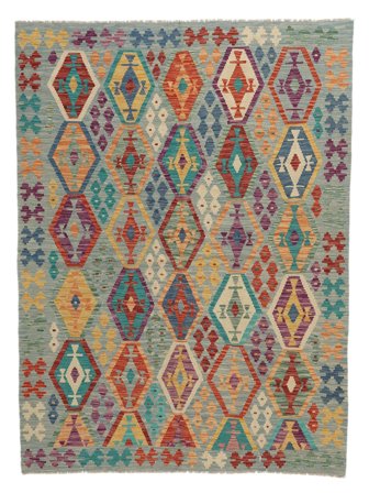Kilim Afghan Old Style Rug 174X234 Wool