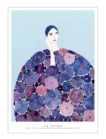 Poster & Frame Lilac Coat - Purple - 70X100CM