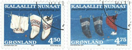 Grønland 1998 - AFA 334-335 - Stemplet