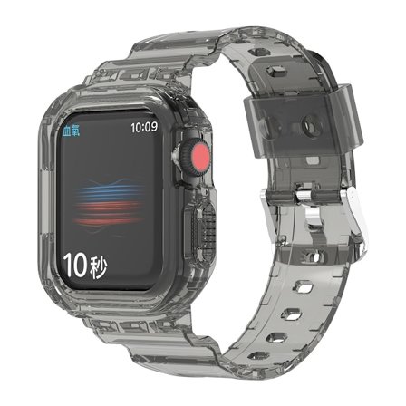 Klokkereim for Apple Watch iWatch 40/41mm Transparent Svart