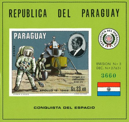Paraguay 1970 - MICHEL Blok 138 - Miniark - Postfrisk