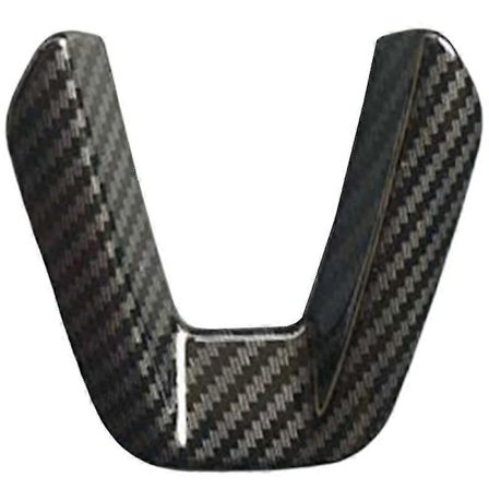 Sport Carbon Fiber Print Interiør Ratt Trim For 3 6 -3 -5 -9 (Carbon Fiber)