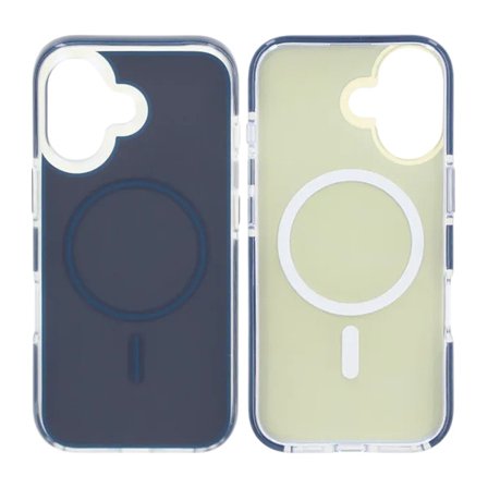 Aurora original colo Magnetic Case For iPhone 17 Blue