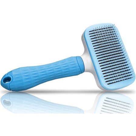 Hundebørste Slicker, Langt og Kort Hår, Kattebørste, Blå