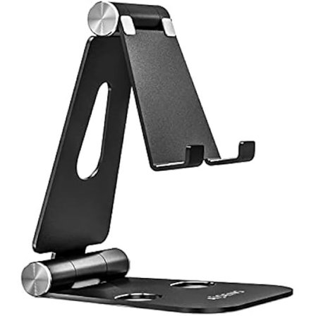 AISENS MS2PXL-096 XL Bordstativ til telefon/tablet - Justerbar, kompakt og maksimal stabilitet