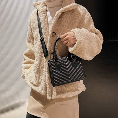 Enkel axelväska för kvinnor