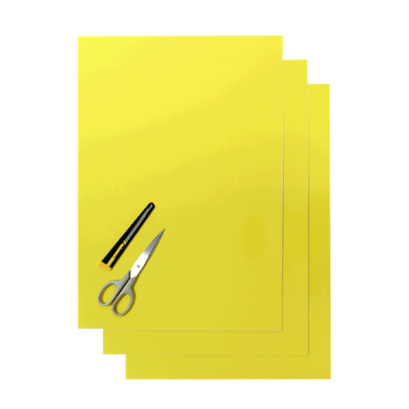 Blackbird Solid Colour Sticker Sheet 3PCS