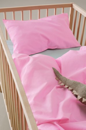 Jotex - Mini Dynetrekksett Barneseng Peonrosa - ZACK - Kjøp Sengesett til barn hos Jotex