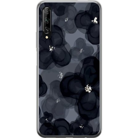 Yhteensopiva Puhelinkuori Huawei Huawei P smart Pro 2019 Abstrakti tummanvärisellä kukkakuviolla, jossa on elegantti ja dramaattinen tunnelma
