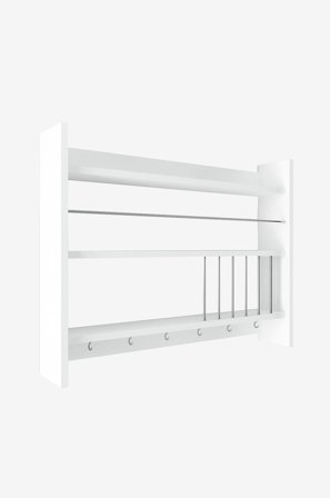 Homitis - Kjøkkenhylle Kolin - Mørk grå - Hvit - Kjøkkenoppbevaring - Fra Homeroom