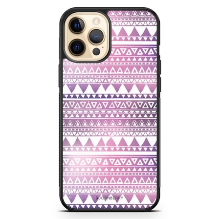 Bjornberry Hårdskal iPhone 12 Pro Max - Lila Aztec