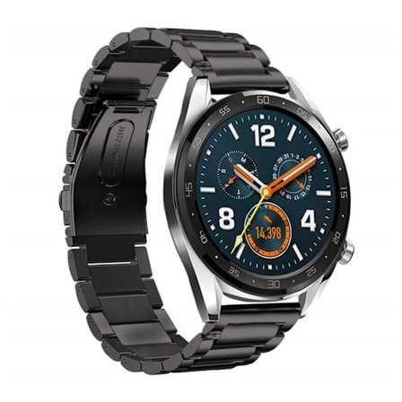 Huawei Watch GT rustfrit stål urrem - Sort