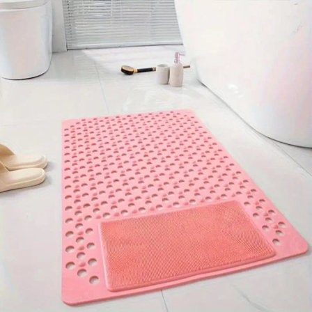 Badrumsmatta Halkfri Duschmatta med Massage och Snabbtorkande Design, Mjuk och Praktisk_TF_TF