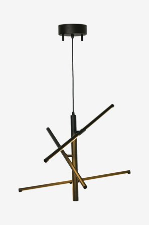 Aneta Lighting - Riippuvalaisin Stecco - Musta - Riippuvalaisimet - - Homeroom