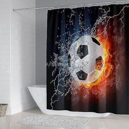 Gardiner Barn Sport Spel Cover Matta Set tvättrumsmatta (90*180cm)