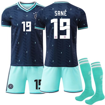 2025–2026 Tyskland VM Udebane Børne Voksen Fodboldtrøje Sæt Nr.13 Müller Nr.8 Kroos Nr.7 Havertz