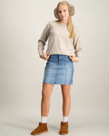 Scotch & Soda DENIM PATCH POCKET SKIRT Bleu Jupes Fille - Kids Brand Store