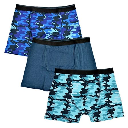 Tom Franks Boys Camo Boxers (3-pack) 7-8 år Blå Camo