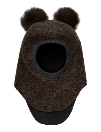 Huttelihut | Balaclava Wool Alpaca Pompoms | 2-4Y