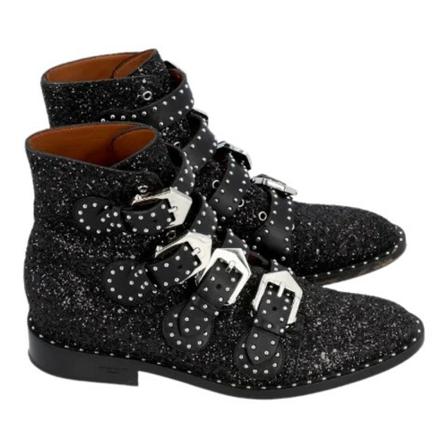 Givenchy Pre-owned Pre-owned Leather Laarzen , Zwart , Dames , Maat: 37 EU Vintage Schoenen