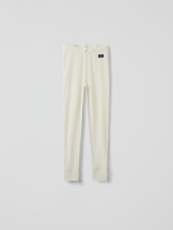 Polarn O. Pyret - Thermal leggings merino wool - 50|56 - Childrenswear - white