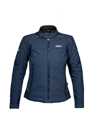 Giacca Moto Donna Raven Rila Softshell WP Blu M